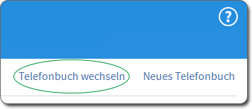 Telefonbuch wechseln (Link)