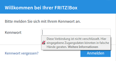 Firefox-Sicherheitsmeldung