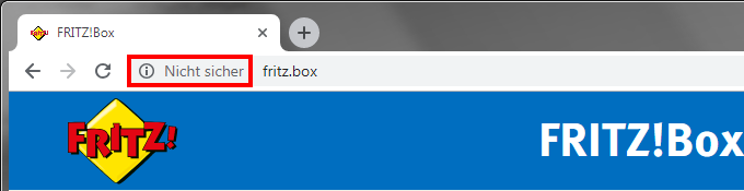 Chrome meldet nicht sichere Verbindung zur FRITZ!Box