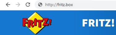 Address http://fritz.box in address field of web browser