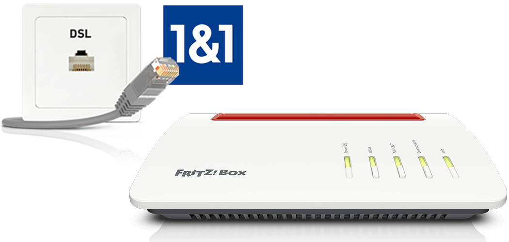 Setting up FRITZ!Box for use with a 1&1 line