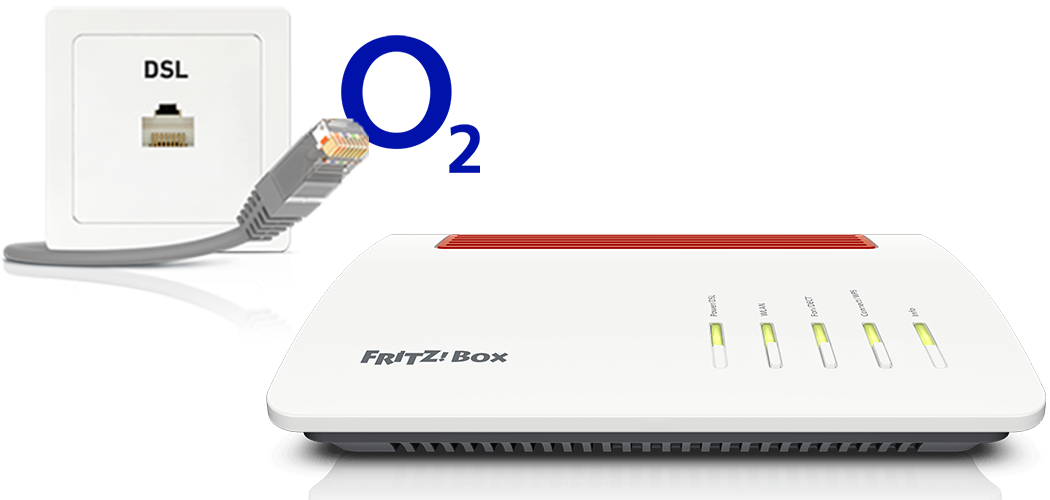 Setting up FRITZ!Box for use with a DSL line from O2