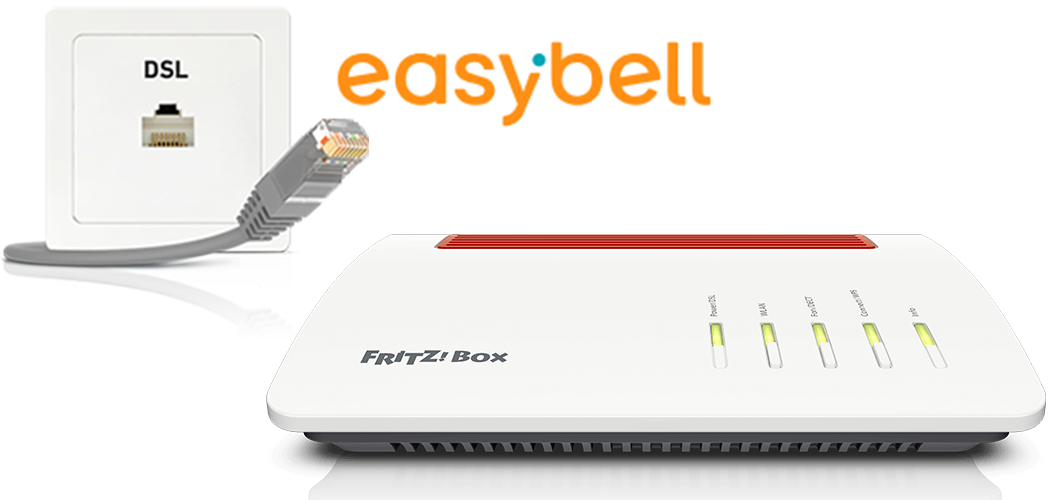 Setting up FRITZ!Box for use with an easybell line