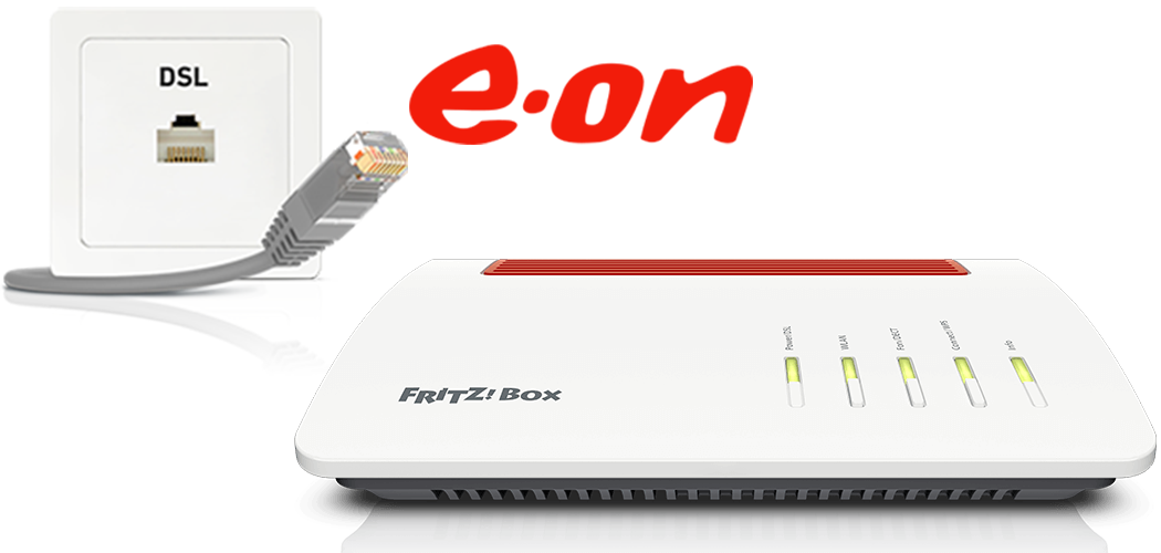 Setting up FRITZ!Box for use with an E.ON Highspeed line