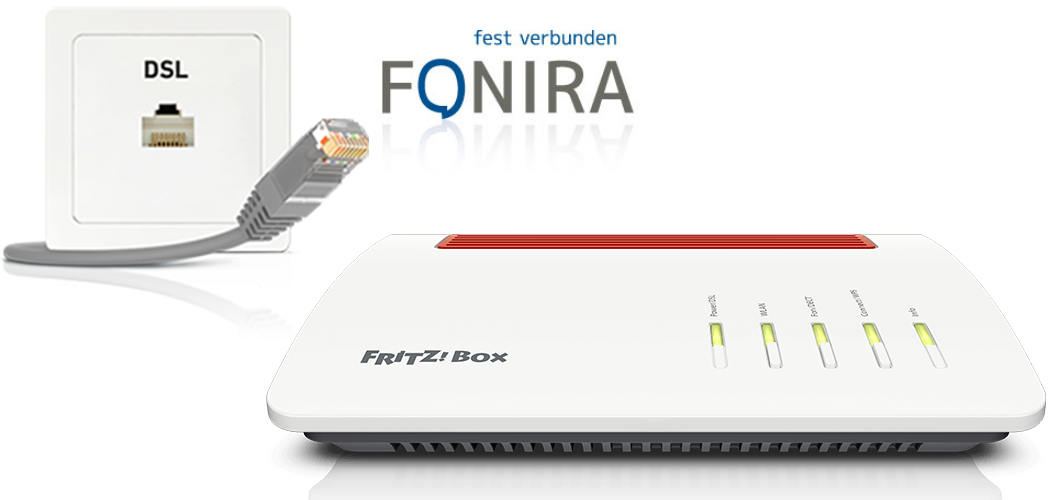 Setting up FRITZ!Box for use with a Fonira line