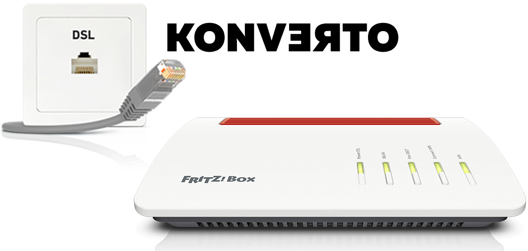 Setting up FRITZ!Box for use with a KONVERTO line
