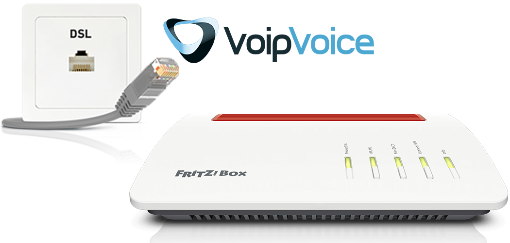 Setting up FRITZ!Box for use with a VoipVoice line