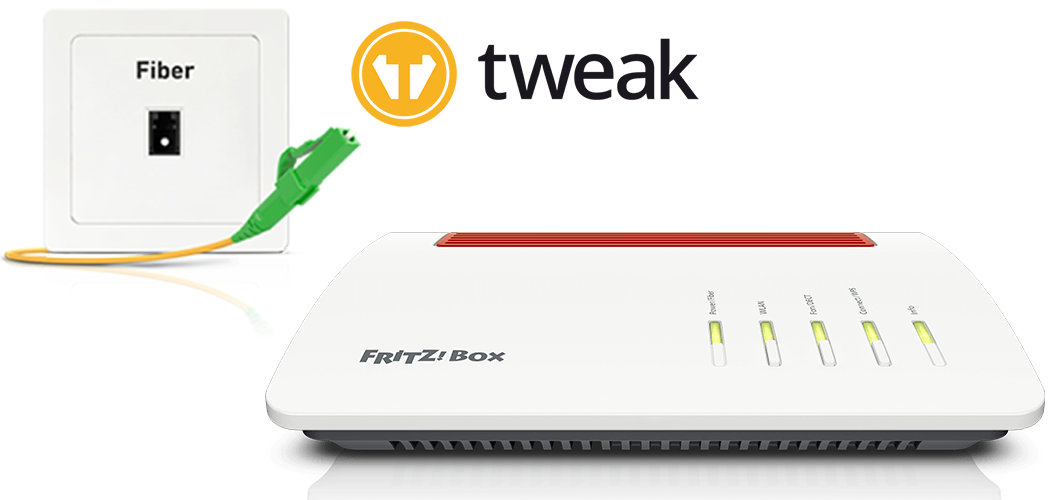 Setting up FRITZ!Box for use with a Tweak line
