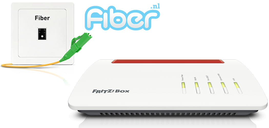 Configurar su FRITZ!Box para ser utilizado en una Internet por fibra óptica