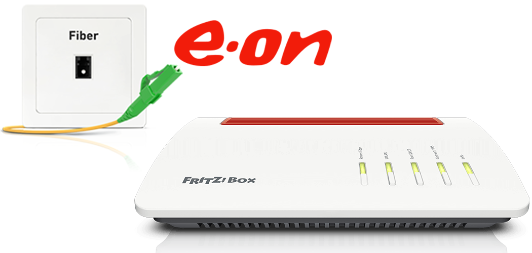 Configurare il FRITZ!Box su una connessione in fibra ottica di E.ON