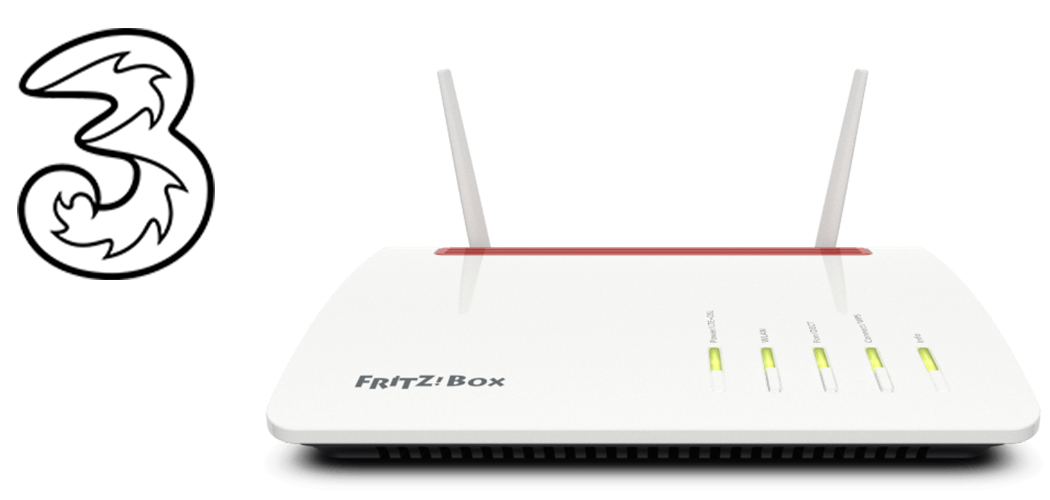 FRITZ!Box voor verbinding met het mobiele netwerk van Drei configureren